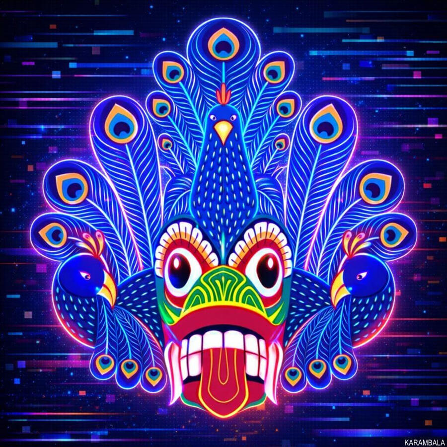 Neon meets myth β light becomes legend.