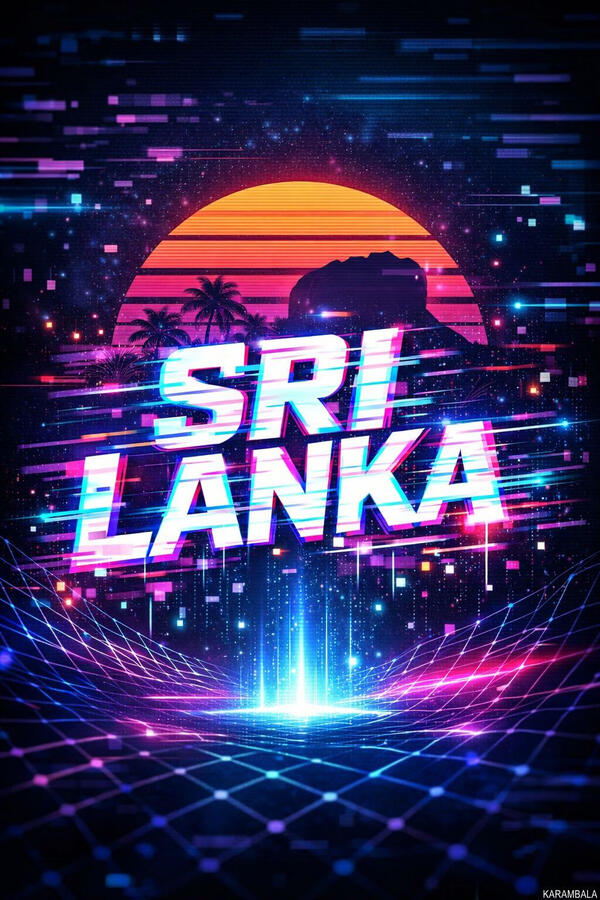 Sri Lanka - Digital Sunrise. Tropical spirit glowing in future light.
