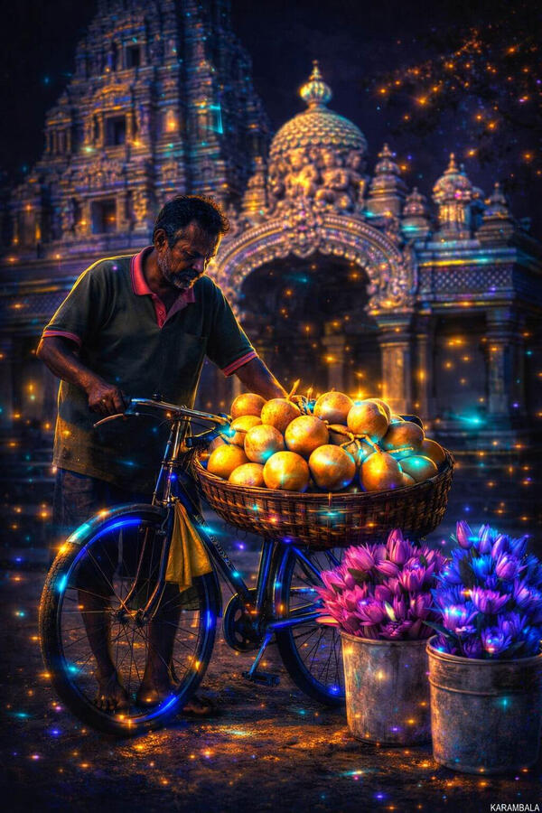 A moment filled with light, culture, and atmosphere.